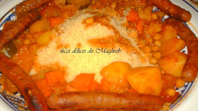 Couscous de poulet et merguez