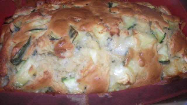 Cake chèvre-courgettes