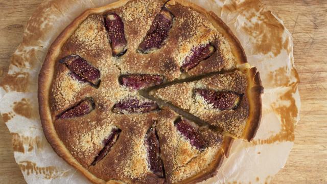 Tarte aux figues et à l'amande