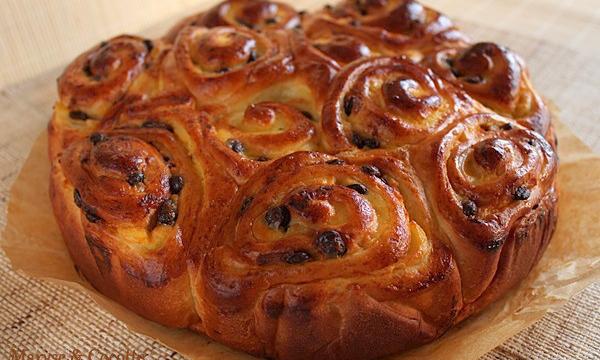 Chinois traditionnel crème pâtissière et pépites de chocolat