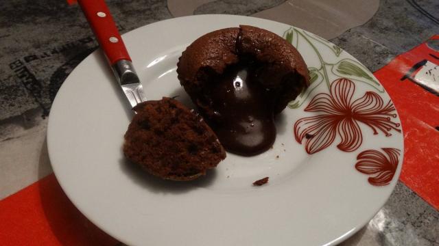 Fondant chocolat au cœur coulant