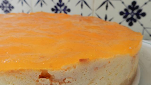 Cheesecake aux abricots maison