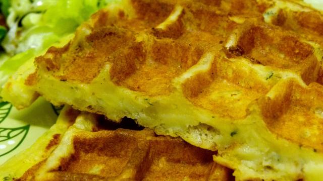 Gaufre tartiflette