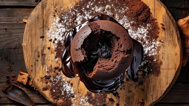 Laurent Mariotte dévoile la recette d’un gâteau au chocolat cru-cuit avec un cœur coulant terriblement gourmand