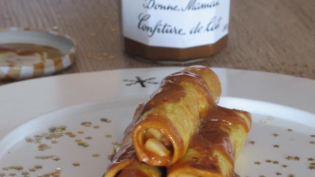 Pain perdu roulé Confiture de Lait Bonne Maman