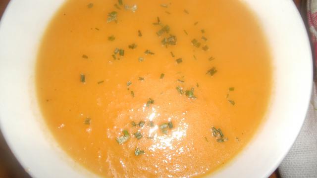 Soupe aux carottes rapide