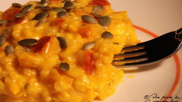 Risotto au potimarron