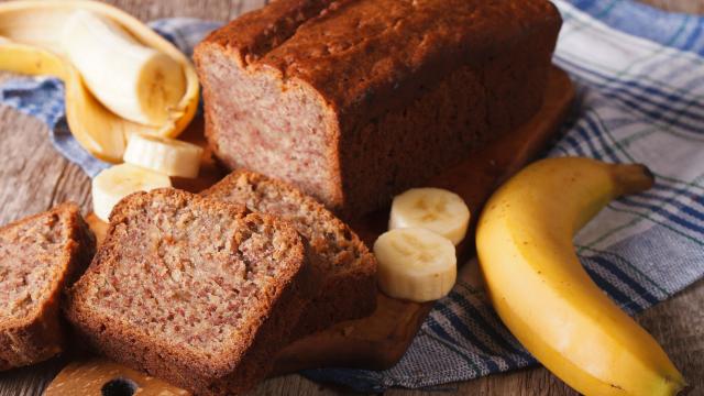 Banana bread traditionnel