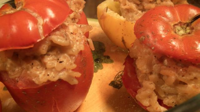 Tomates farcies au Risotto