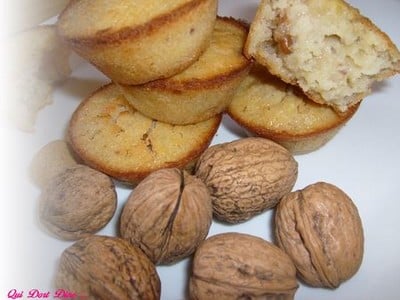 Muffins Pomme / cannelle & noix