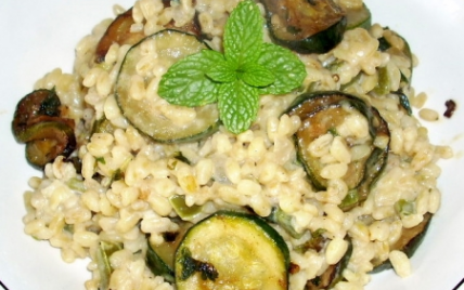 Blésotto aux courgettes