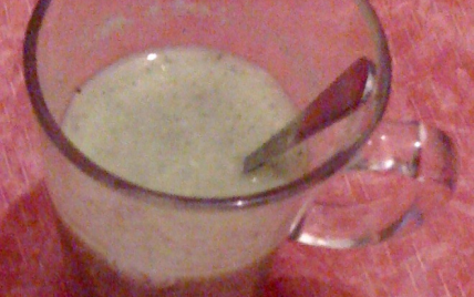 Velouté de courgettes à la crème