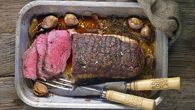 Rôti de boeuf (rosbeef) au four