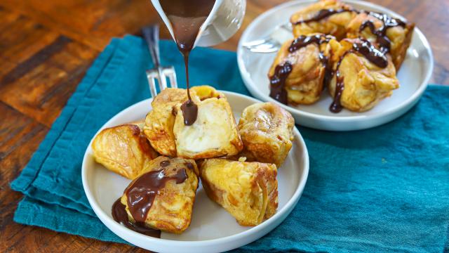 Beignets de banane sauce au chocolat