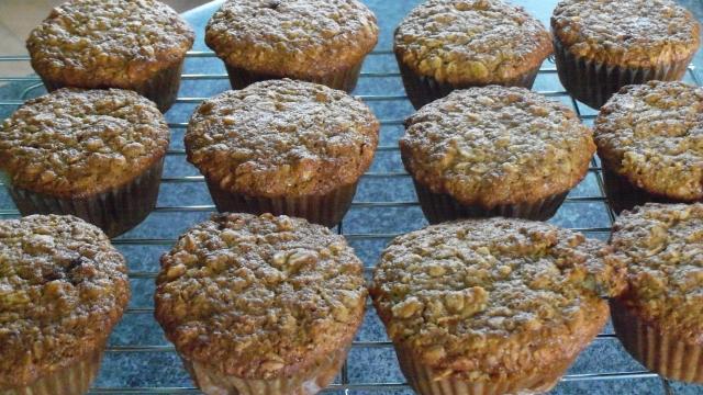 Muffins aux carottes et noix