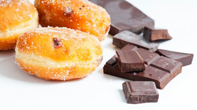 Petits beignets au chocolat