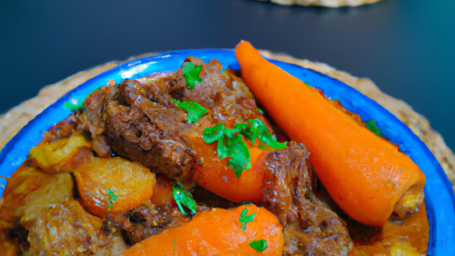 Tajine de bœuf et carottes