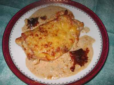 Escalopes de dinde au gorgonzola