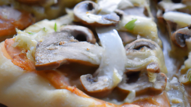 Pizza aux champignons