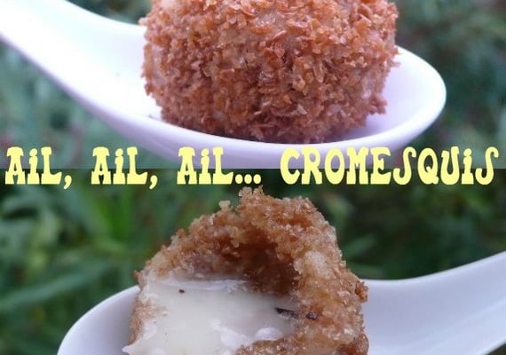 Cromesquis à l'ail