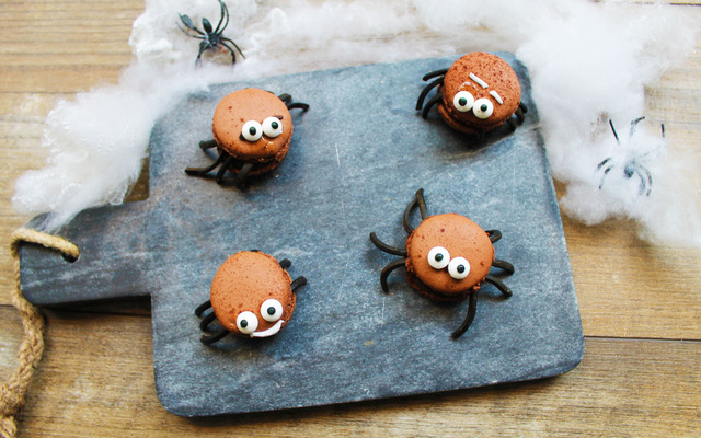 Macarons araignées