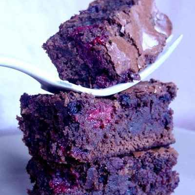 Brownies aux fruits rouges