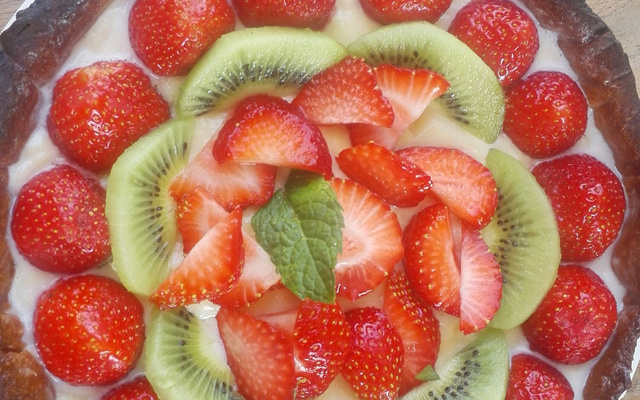 Tarte aux fraises et à la chantilly