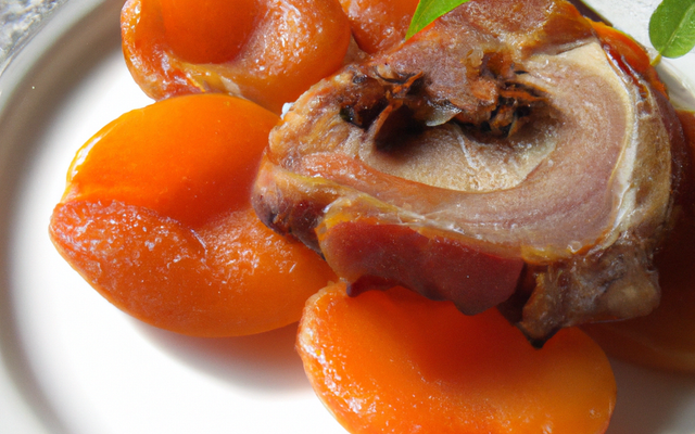 Echine de porc aux abricots secs