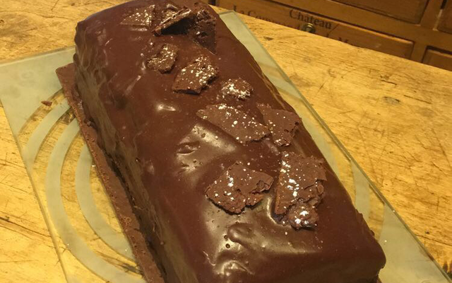 Bûche croustillante au chocolat