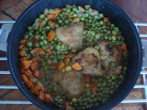 Poulet au cidre traditionnel