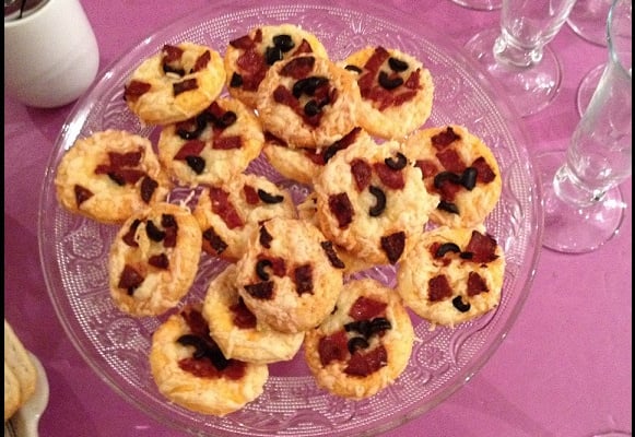 Biscuit apéritif olive-chorizo