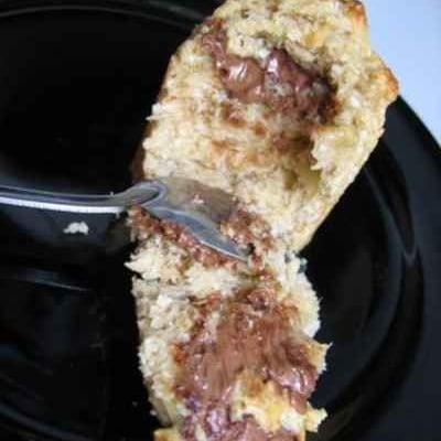 Muffins surprises Bananacoco au beurre de cacahuètes