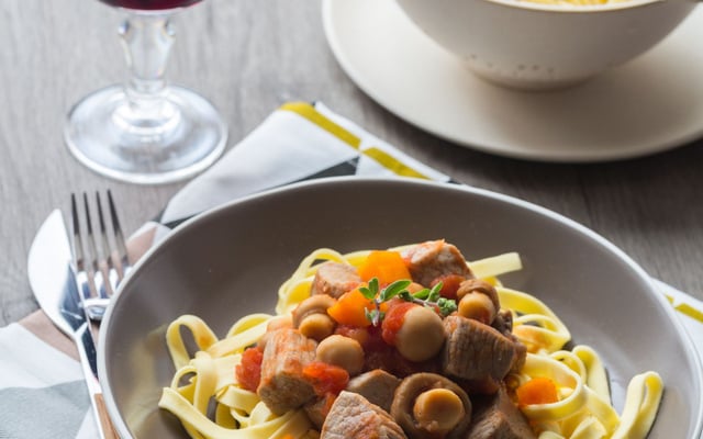 Ragoût de veau et tomate