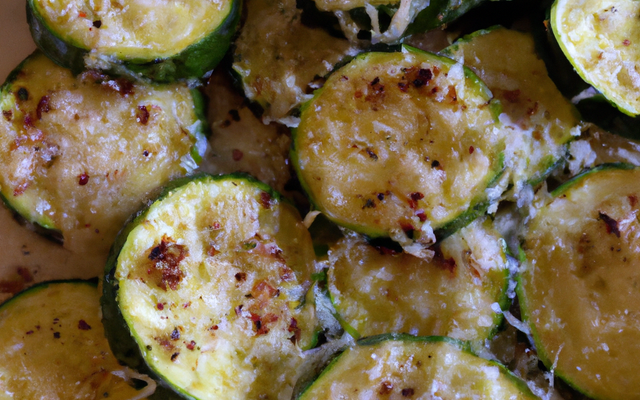 Courgettes crues au Parmesan