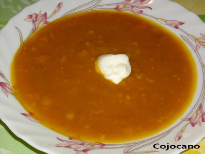 Veloute de potirron à la châtaigne