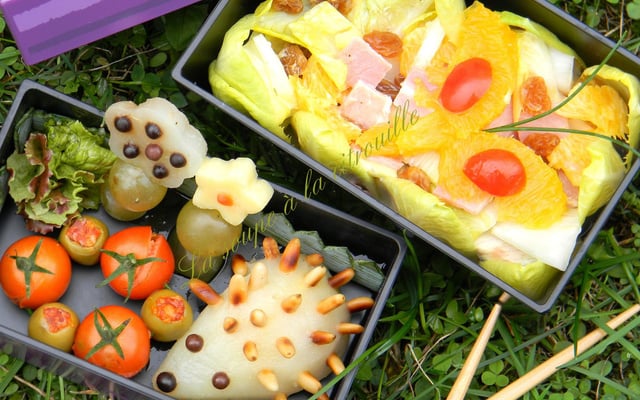 Bento Petit hérisson au jardin