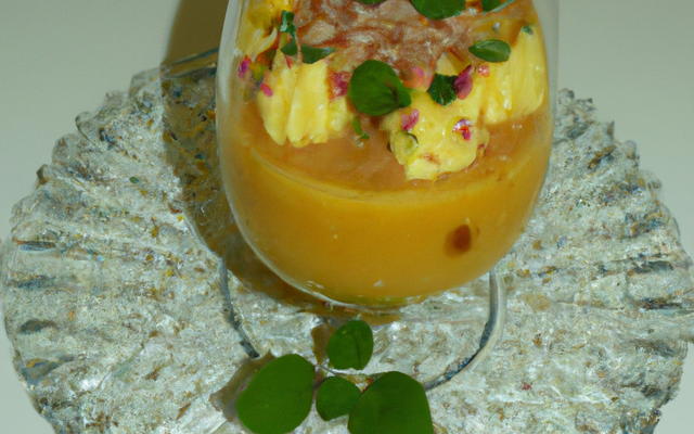 Verrine au gingembre