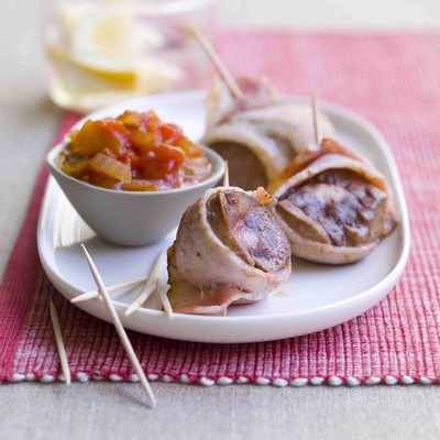 Bouchées de rognons de génisse au bacon et ketchup maison
