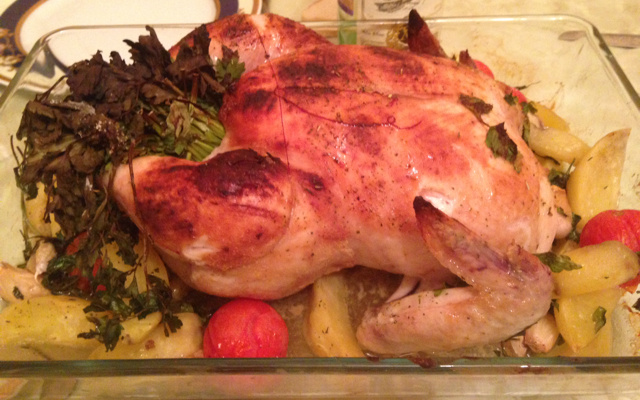 Poulet en croûte de Moutarde et herbes de Provence
