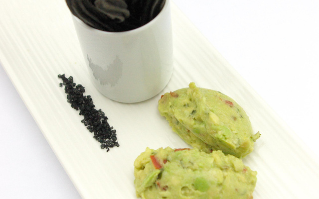 Churros à l'encre de seiche