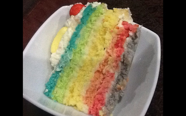 Rainbow Cake facile