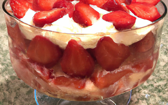 Trifle à la fraise version '"Light"