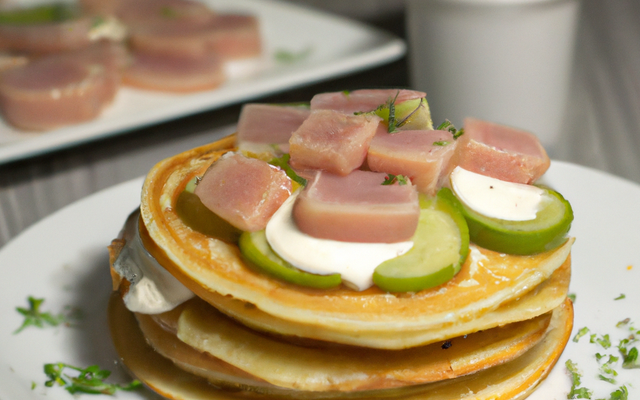 Blinis au Philadelphia