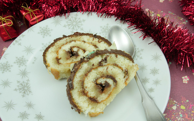 Bûche de Noël facile et rapide
