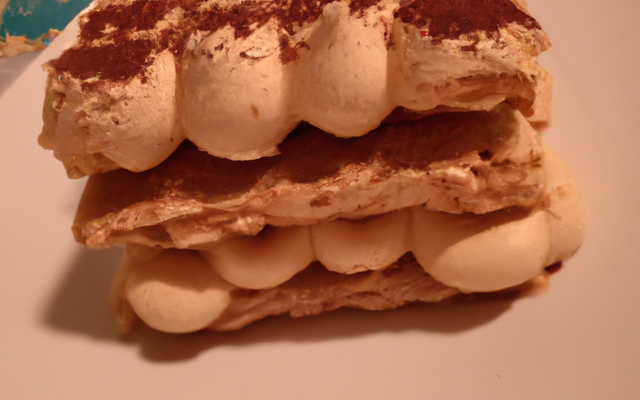 Dacquoise tiramisu