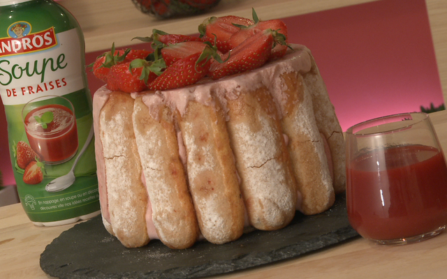 Charlotte aux fraises Andros