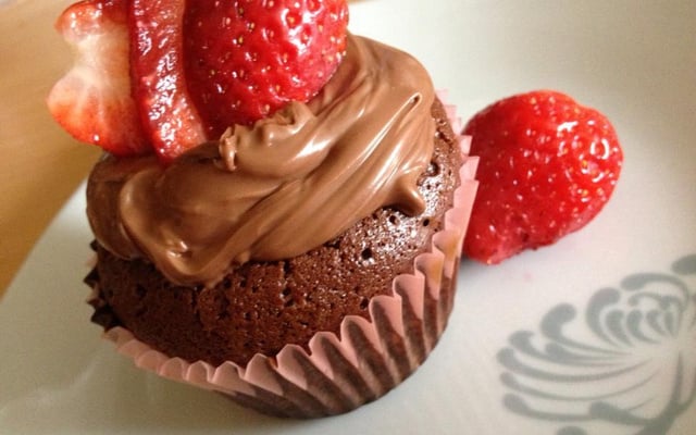 Cupcake chocolaté au nutella