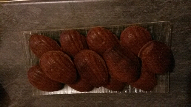 Madeleine chocolat-cannelle