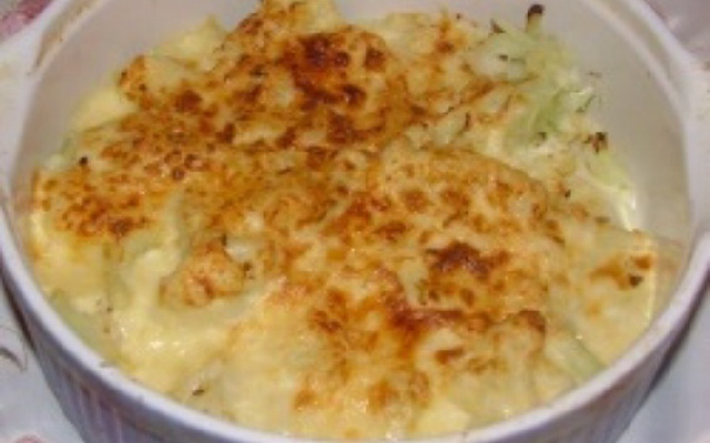 Gratin de chou-fleur à la bolognaise