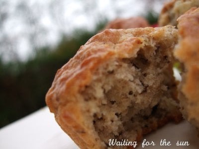 Muffins noix et gorgonzola